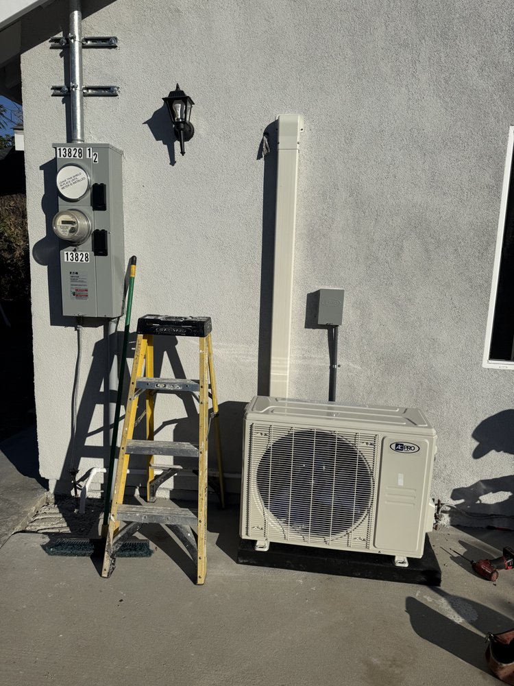 A2 Pro mini-split outdoor unit installation